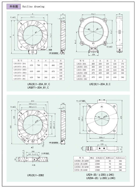 15-24kV套管式电流互感器